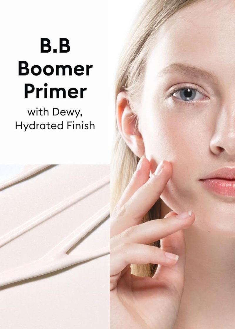 MISSHA M BB Boomer Primer - Illuminating Makeup Primer for Dewy Finish | Hydrating Cream, 1.35 Fl oz/40ml