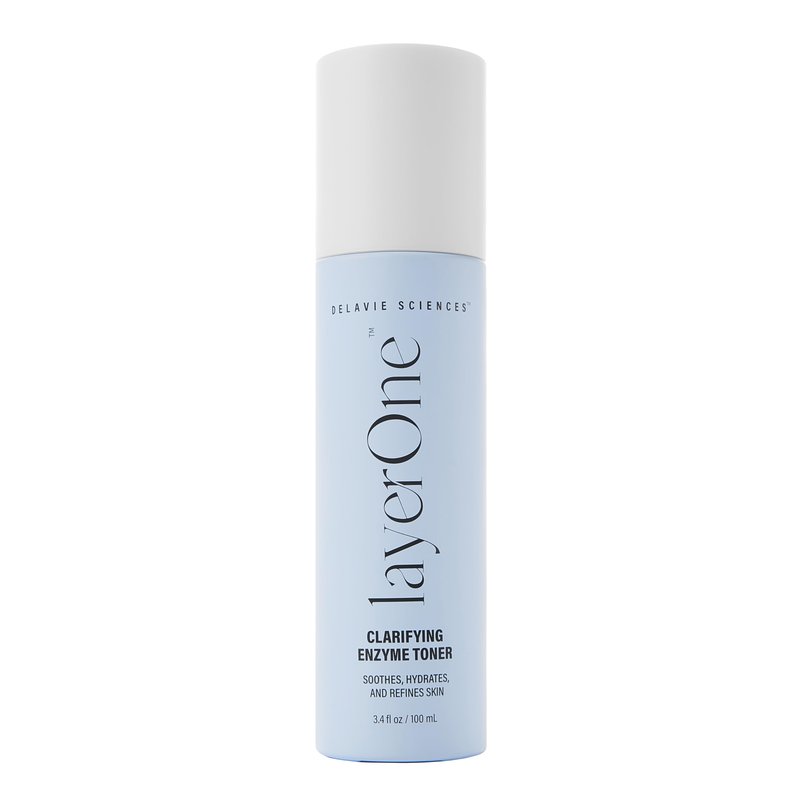 layerOne Clarifying Enzyme Toner – Soothes, Hydrates & Refines Skin, Preps for Skincare Routine, 3.38 fl oz