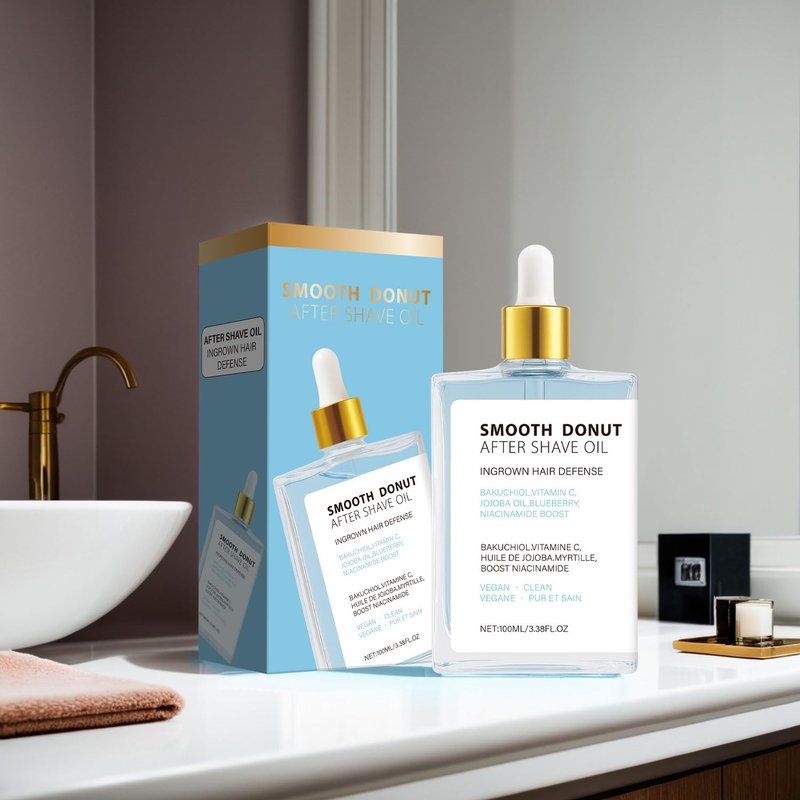 Donut after Shave Oil for Skin, Hydrate Post-Shave for Skin Soft Shave After Shave Oil For Women 100 mL