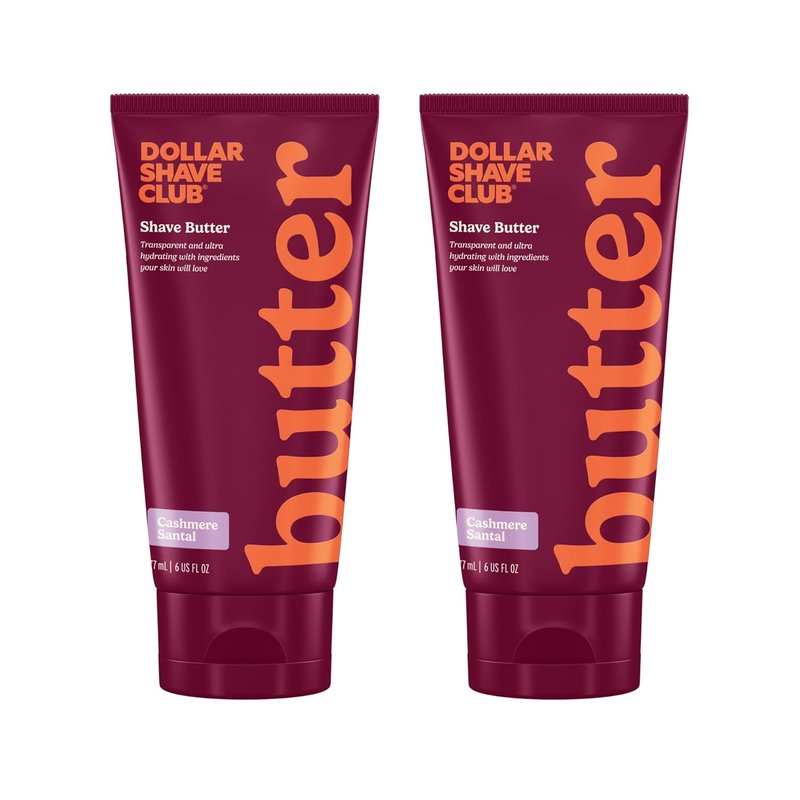 Cashmere Santal Shave Butter for Women - Translucent Shaving Cream for Sensitive Skin | 2 Pack (6 fl oz)