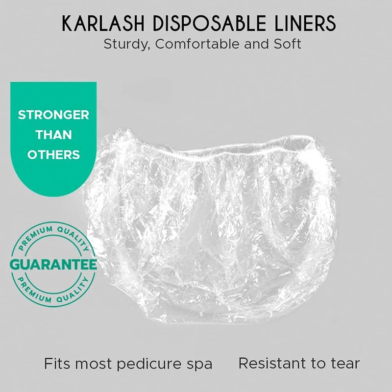 PandaSpa by Karlash Ultra Premium Disposable Spa Liners - 500pcs for Most Pedicure Spas