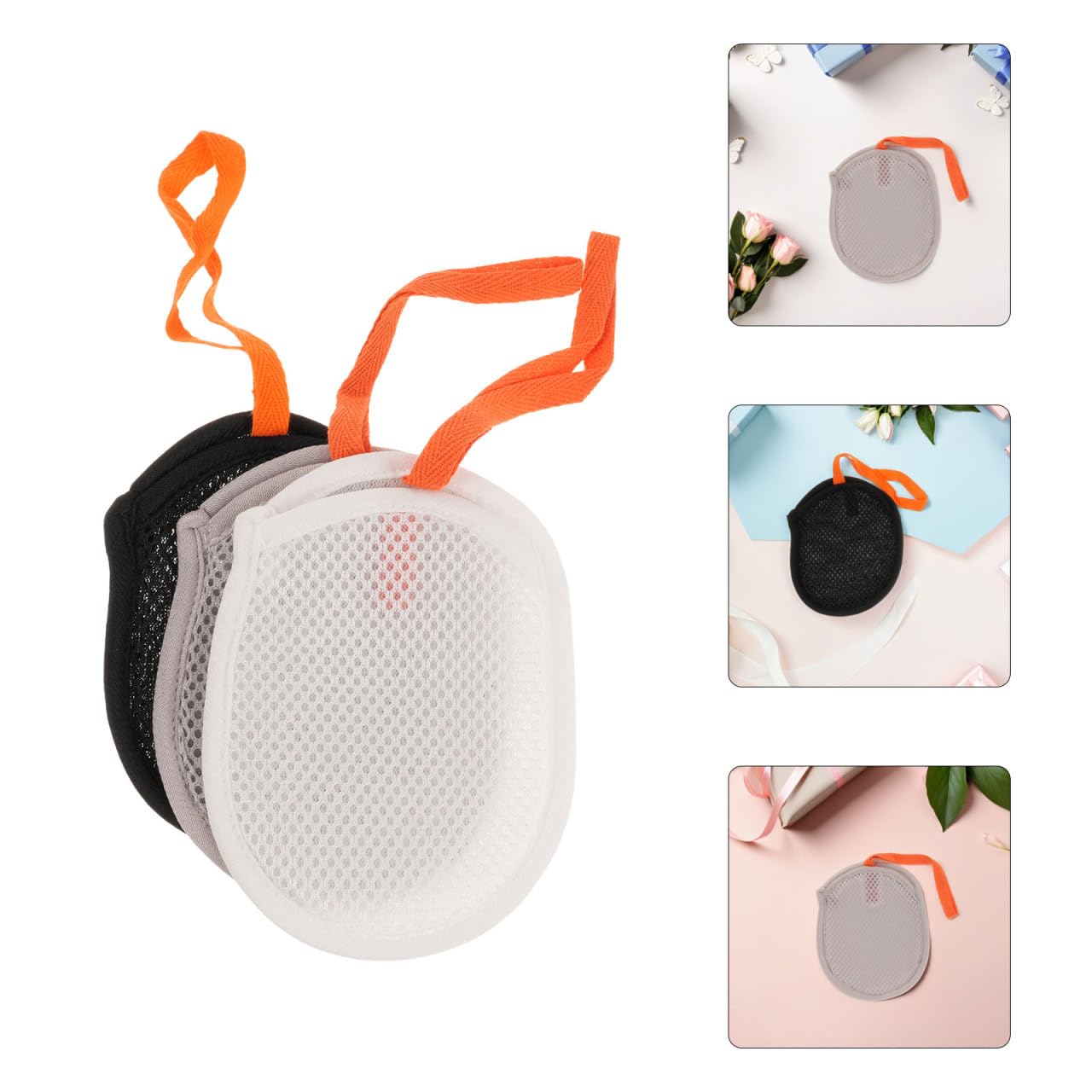 Mesh Soap Pouch for Shower – Exfoliating Lathering Net Bag Generates Rich & Dries Quickly – for Travel, Hotel, Gym, Face Wash, Sensitive Skin