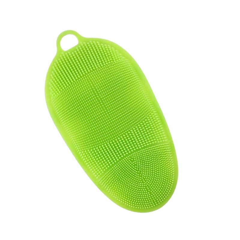 Healifty 2Pcs Silicone Body Scrub Gloves for Exfoliating and Spa Massage Bath Shower Gloves for Women Men Baby Gentle Skin Care 8.66X4.33 Inches