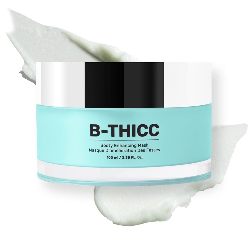 MAËLYS B-THICC Booty Enhancing Mask - Plumping & Firming Cream with Hyaluronic Acid & Grape Seed Oil (3.38 Fl Oz)