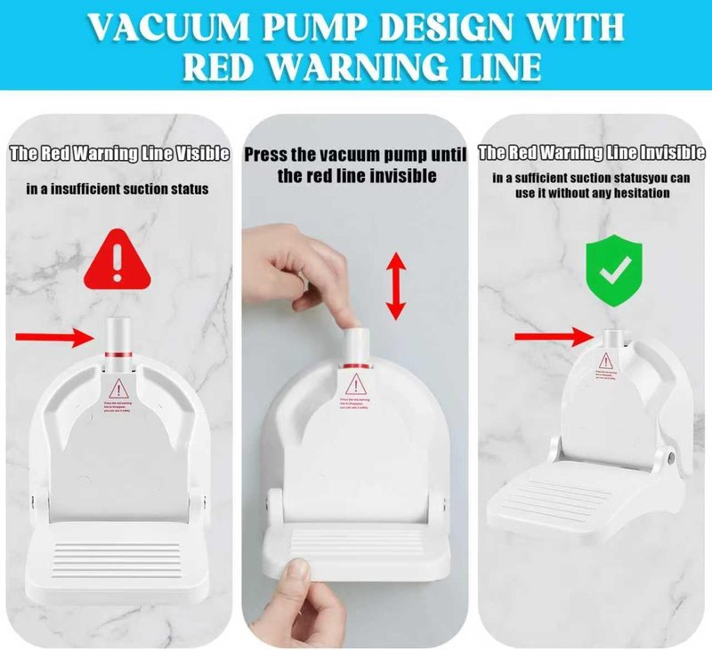 Foldable Shower Foot Rest - Anti-Slip Pedal for Shaving Legs | Reusable Shower Step with Strong Suction | Ideal for Pregnant Women & Back Pain Relief
