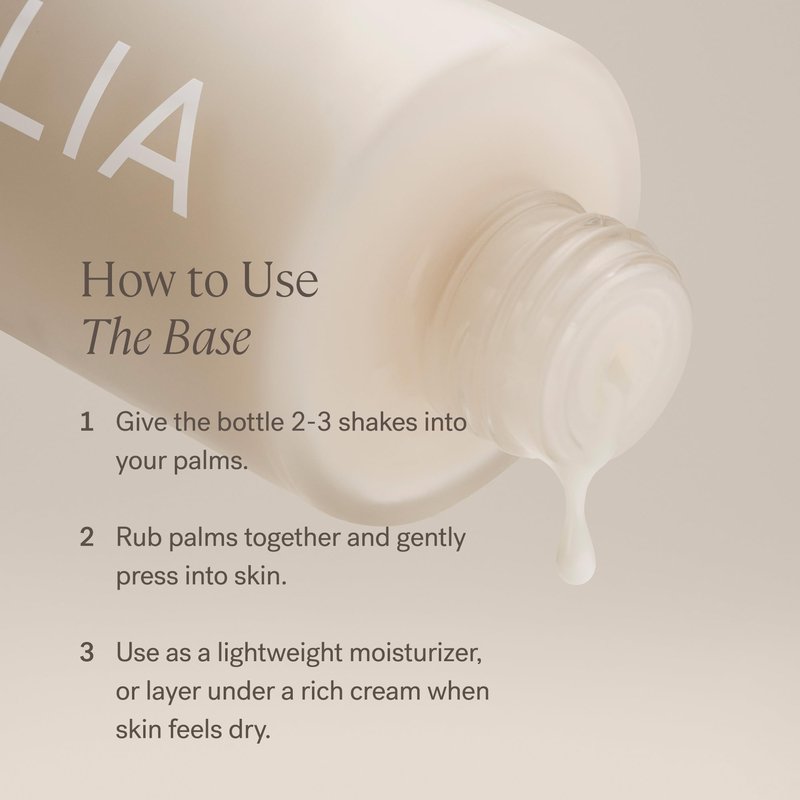 ILIA - The Base Face Milk Essence + Lightweight, Layerable Moisturizer | Hydrate, Smooth, Soothe, Strengthen | Non-Toxic, Vegan, Cruelty-Free, Clean Makeup (Full Size, 3.4 fl oz | 100 ml)