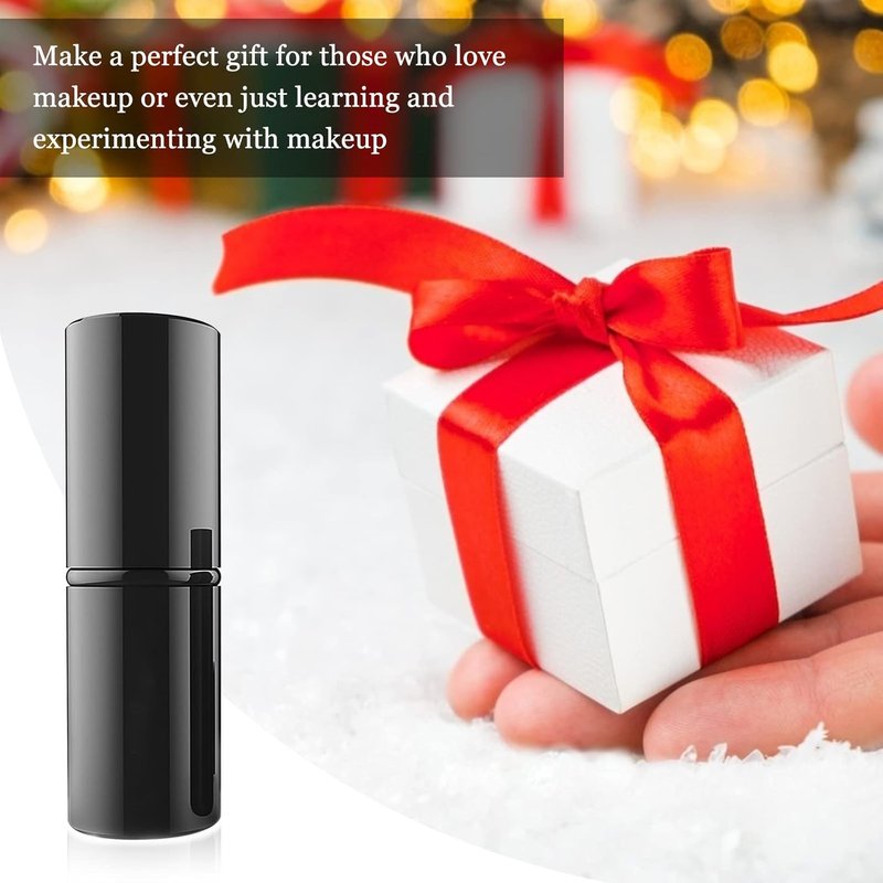 Retractable Kabuki Makeup Brush - Travel-Friendly Powder Foundation Brush | Aluminum Handle for Liquid & Cream Cosmetics