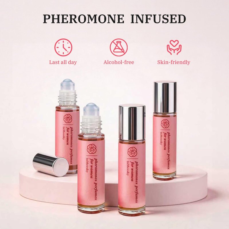 inMeesky Pheromone Perfume for Women,Long-Lasting Vanilla Roll-On,Alluring Essential Perfume Oil for a Memorable Presence 0.34 fl.oz(10ml)
