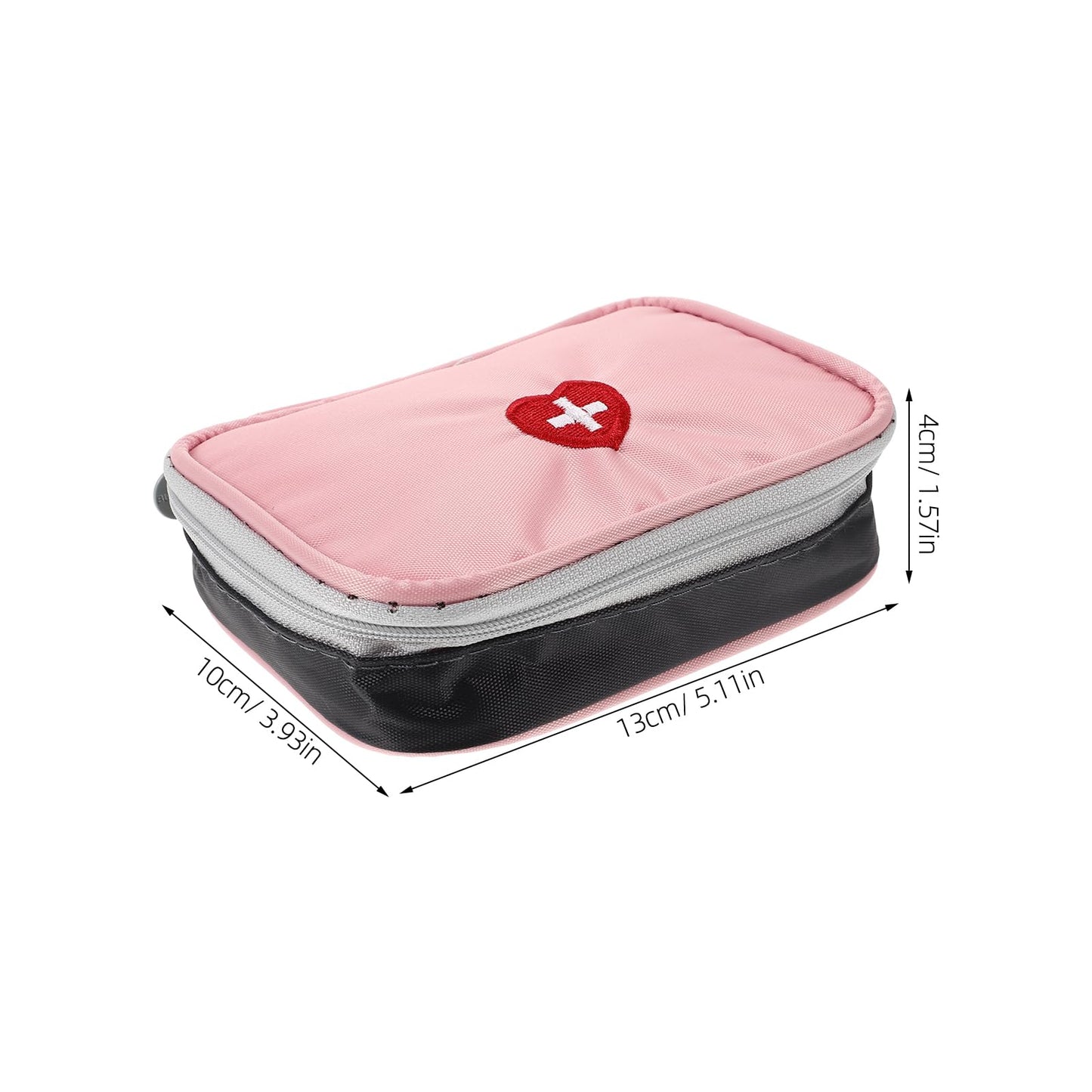 GLEAVI Mini First Aid Kit Case Small Travel Emergency Medical Bag Compact Organizer for Hiking Camping School Business Use