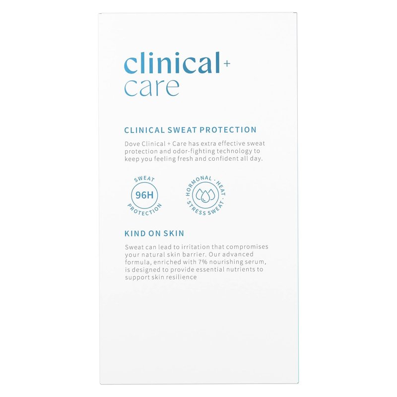 Dove Clinical + Care Antiperspirant Deodorant - Original Clean Soft Solid with Nourishing Serum | 1.7 oz