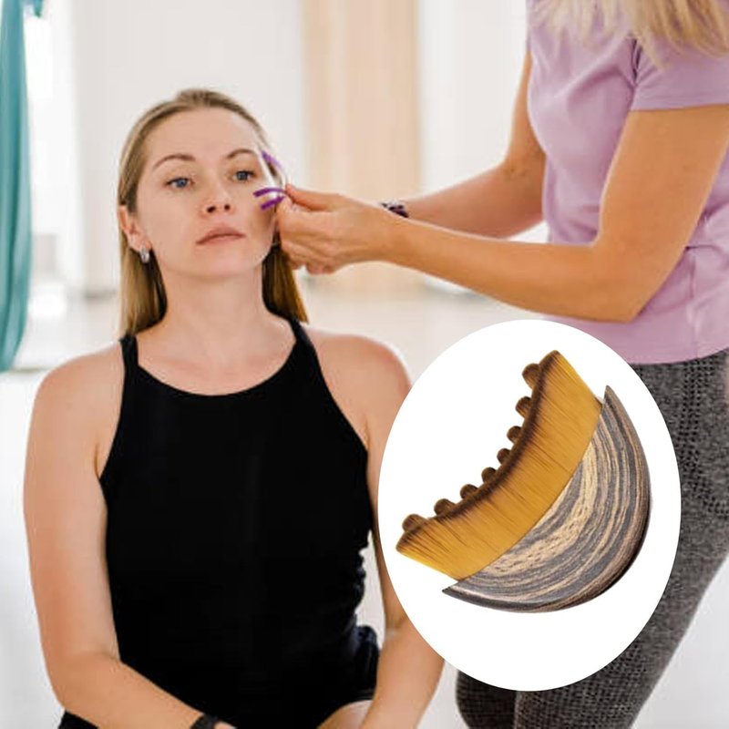 Skiennix Lymphatic Contour Face Brush - Dry Brushing Massager for Chin & Jawline Sculpting (1 PCS)