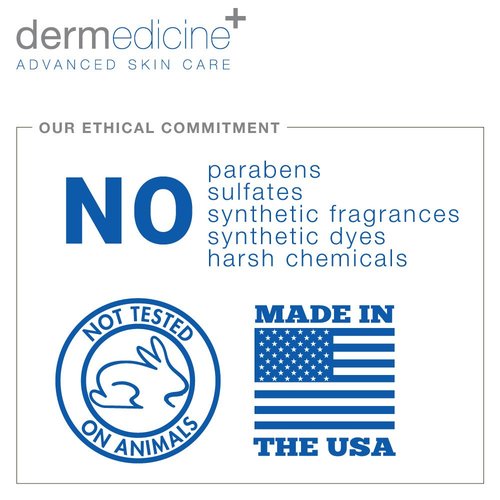 Dermedicine 100% Hyaluronic Acid Cream Face w/Jojoba Oil & Apricot Oil Professional Grade Intense Hydration Keeps Skin Looking Plump & Feeling Moisturized Skin Color & Tone