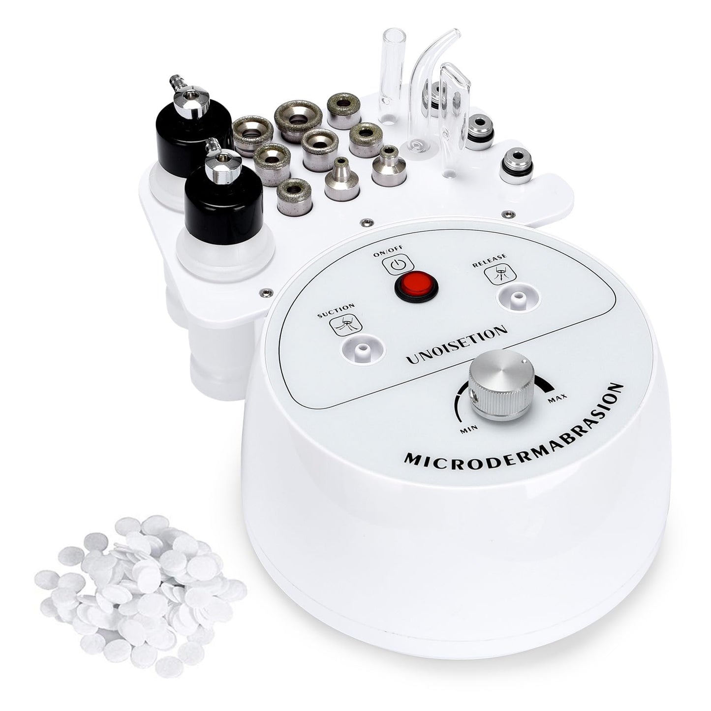 UNOISETION Diamond Microdermabrasion Machine Professional, 3 in 1 Dermabrasion Facial Peeling Skin Care Device for Salon Personal Home Use