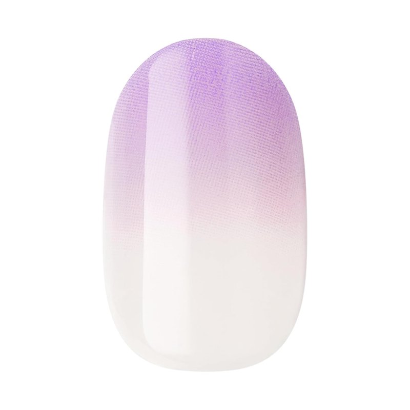 Impress Color Ombre Press On Nails - 'Take A Chance' Purple Short Oval | Chip Proof & Smudge Proof