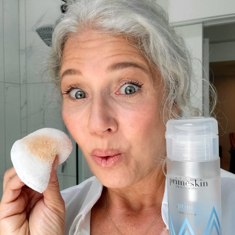 PrimeSkin Beauty Water - Deeply Hydrating Pro-Age Makeup Remover for All Skin Types | pH Balanced, Hypoallergenic