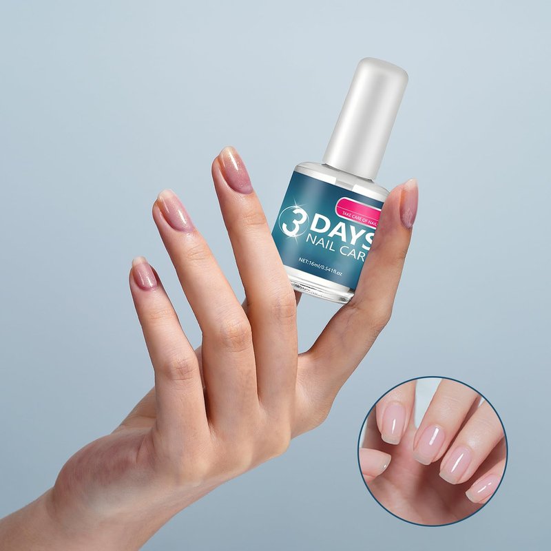 2 PCS 3 Days Nail Care, Keratin Amino Acid Formula for Strengthening & Hydration, Treatment for Dry, Weak, Fragile Nails