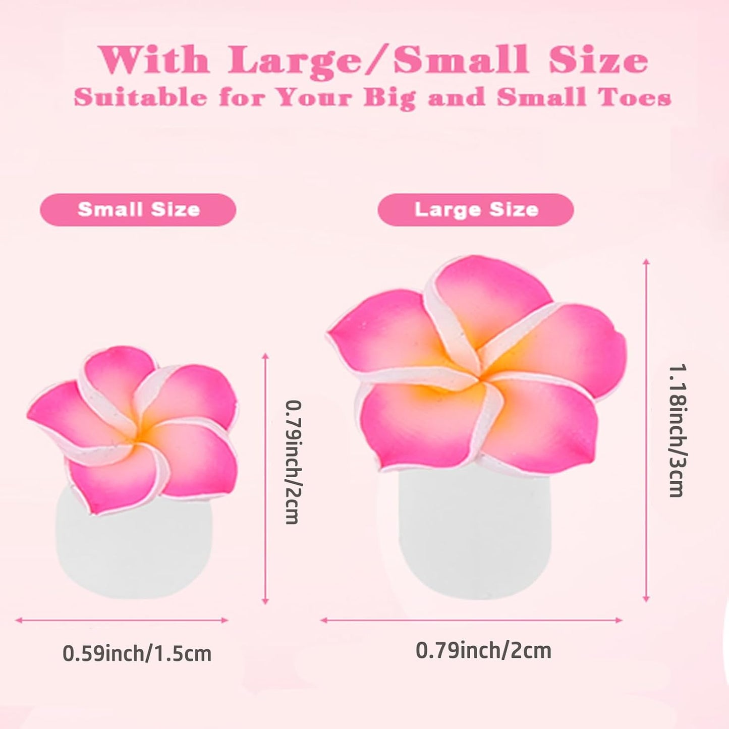 Skiennix Toe Separators - Colorful Silicone Flower Design for Perfect Pedicures | 32 Pieces