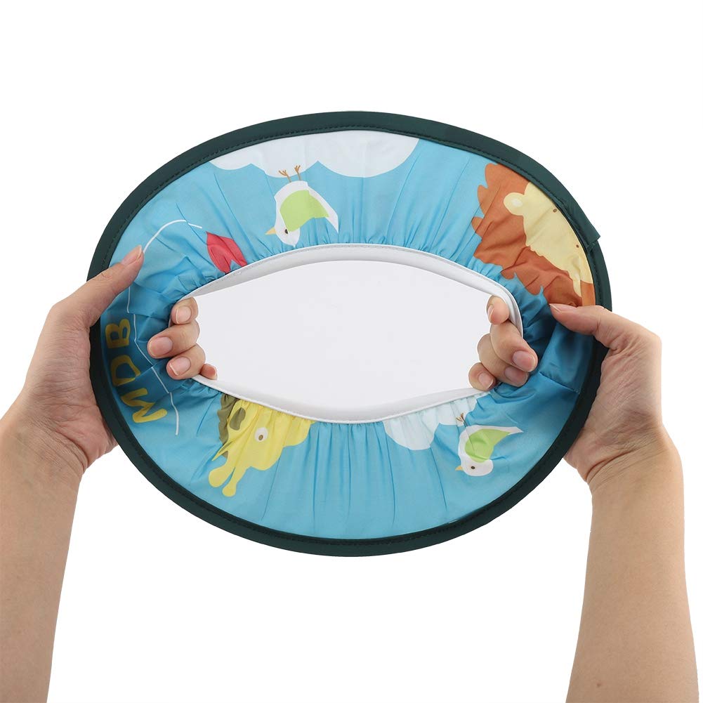 Baby Bath Rinser, Shampoo Shield for Kids and Toddlers, Blue, Safe Water Protection for Eyes and Ears During Shower, Bathtub Use