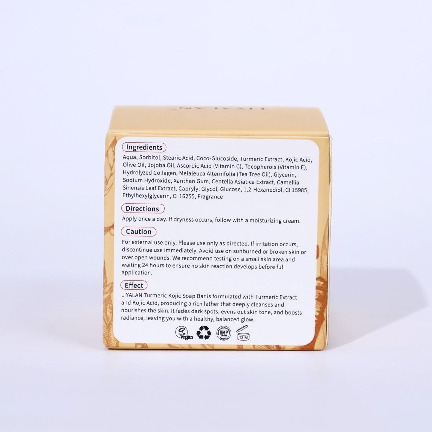LIYALAN Turmeric Soap Bar