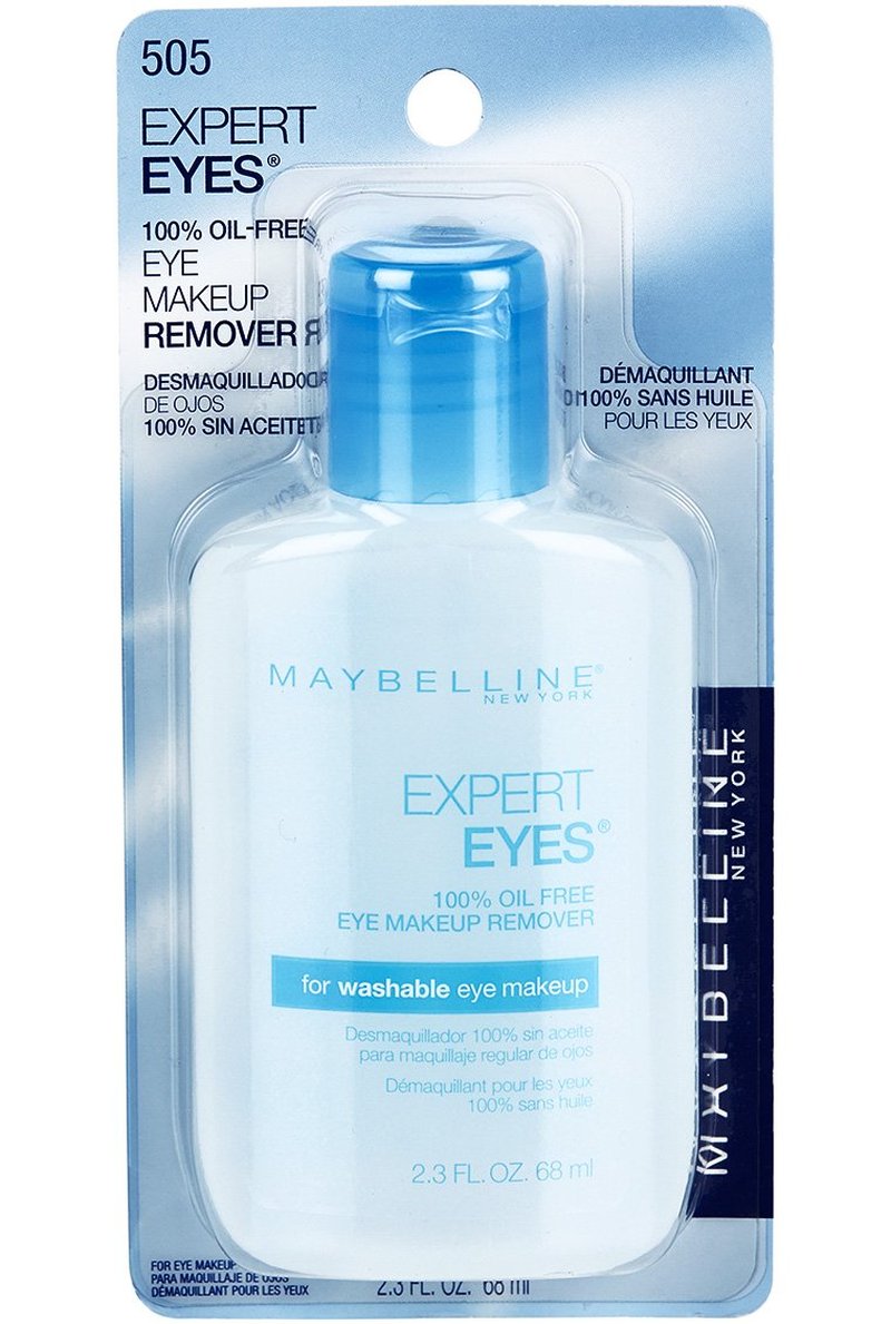 Maybelline Expert Eyes Oil-Free Eye Makeup Remover - Gentle Formula for Washable Makeup | 2.3 fl. oz.