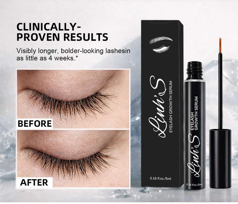 Eyelash Growth Serum - Biotin & Peptides for Longer, Fuller Lashes | Oil-Free, Vegan, 5ml