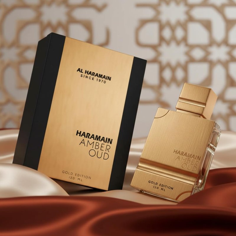 Al Haramain Amber Oud Gold Edition Eau De Parfum Spray 120ml (4 oz) - Unisex Arabian Perfume for Women & Men, Long-Lasting Amber Cologne with Refreshing & Sweet Fragrance