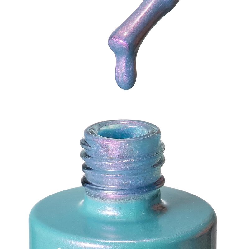Beetles Pearl Gel Nail Polish - Lavender Nebula Blue Shimmer | 15ml Long-Lasting UV Gel for Stunning Nail Art