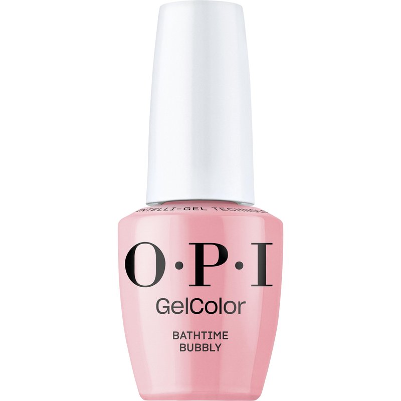 OPI GelColor Bathtime Bubbly | Opaque Soft Warm Pink Crème LED Cure Gel Nail Polish | Salon-Quality Shine, Long-Lasting Wear | 0.5 Fl Oz | The New OPIcons Collection | Spring 2026