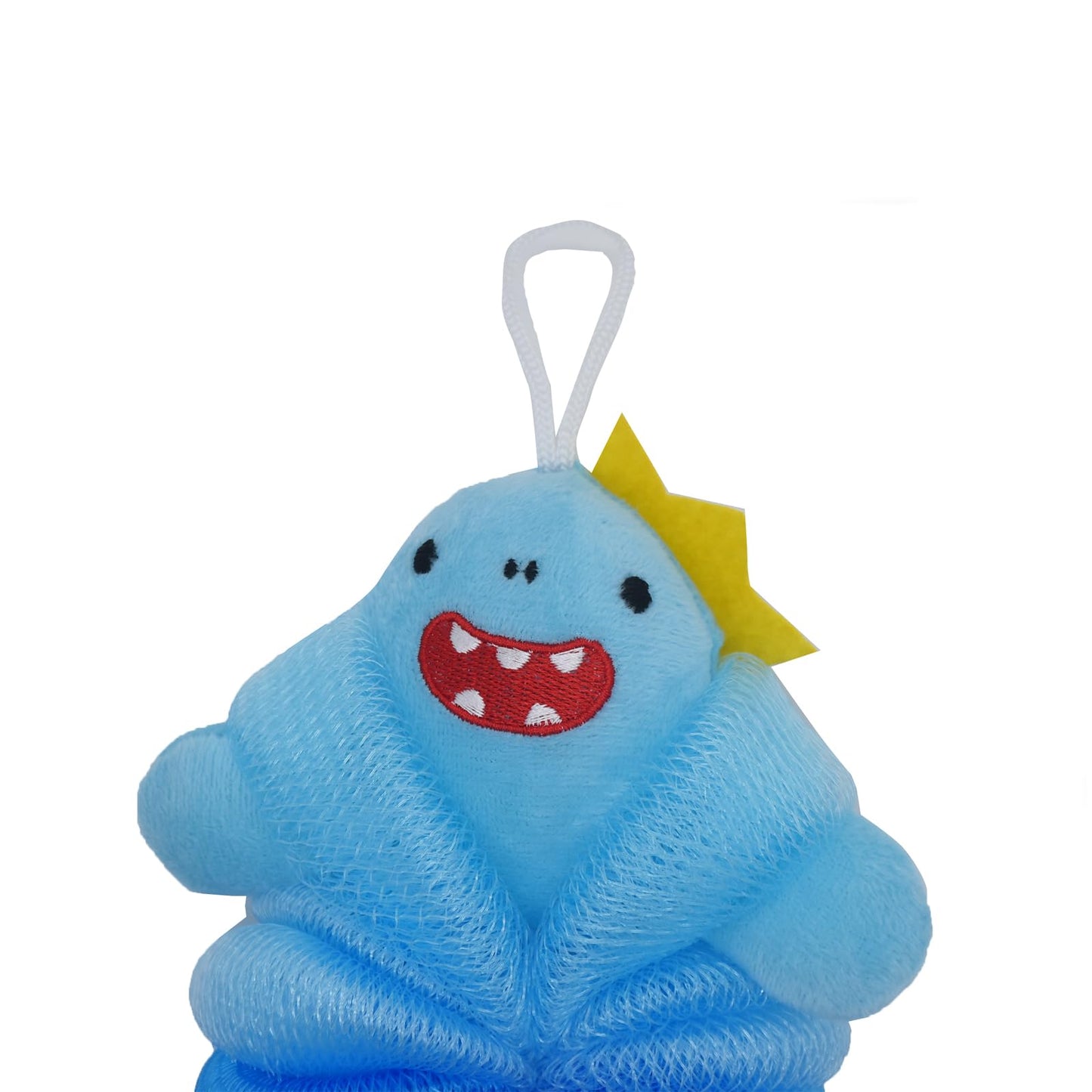 Cute Animal Bath Loofahs Sponge Pouf Mesh Body Scrubber Shower Exfoliating for Women Kids Girls Boys