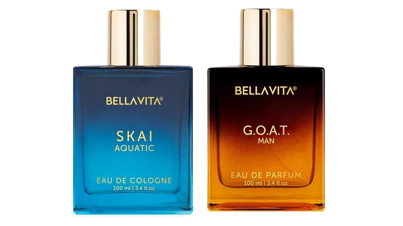 BellaVita Luxury G.O.A.T. Aquatic Perfume Combo for Men & Women - Long-Lasting, Refreshing Scent | Ideal Gift for Sports Enthusiasts