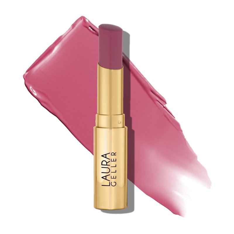 LAURA GELLER NEW YORK Jelly Balm Tinted Lip Balm – Jammin' – Hydrating Lip Color with Shine Finish – Squalane & Vitamin E – Buildable Sheer to Medium Coverage – Vegan & Cruelty-Free