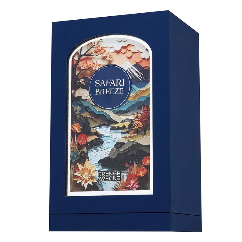 French Avenue Safari Breeze Eau de Parfum, Floral Fruity Fragrance, 100ml, Spring/Summer Scent with Blackcurrant, Coconut, Grapefruit