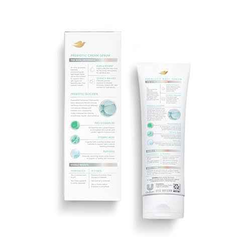 Dove Body Cream Serum Prebiotic + Protection for Dry, Sensitive Skin, with Pro-Vitamin B5, Stearic Acid and Peptides Lotion, 8 oz