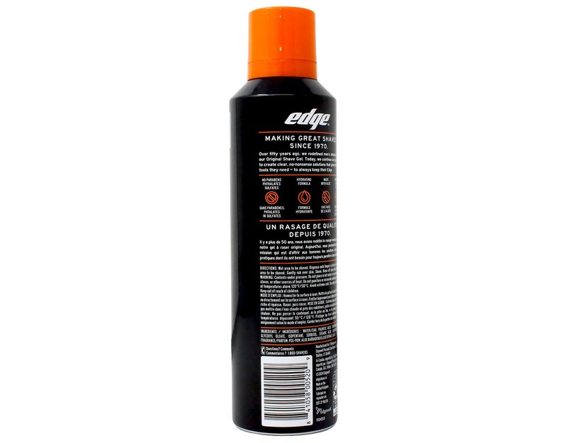 Edge Shave Gel for Men Sensitive Skin - 7 Ounce (Pack of 6) by Edge