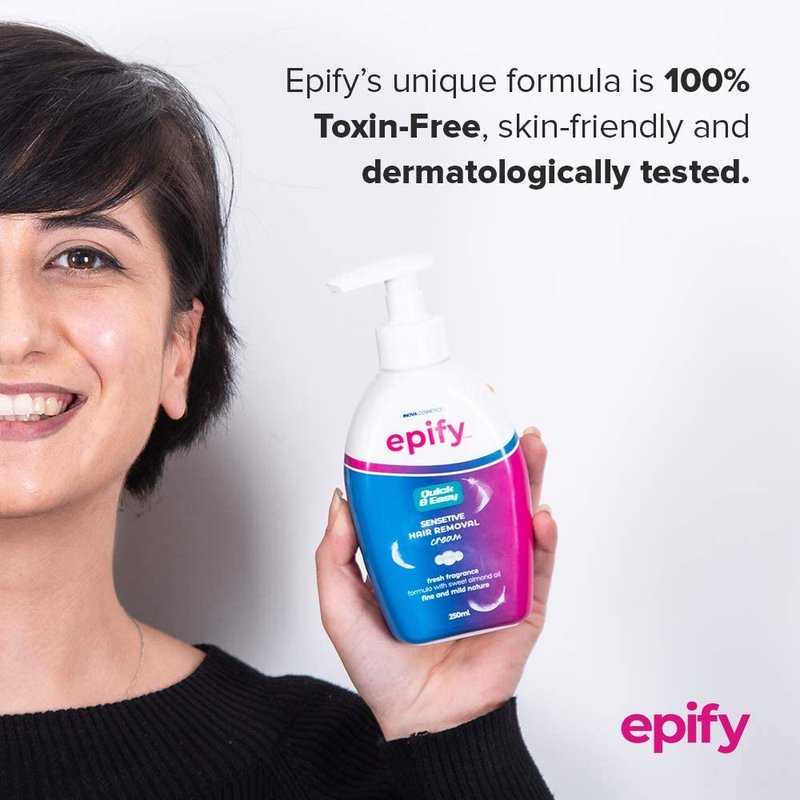 Epify Intimate Hair Removal Cream for Men & Women - Sensitive Area Formula | 8.45 Fl Oz
