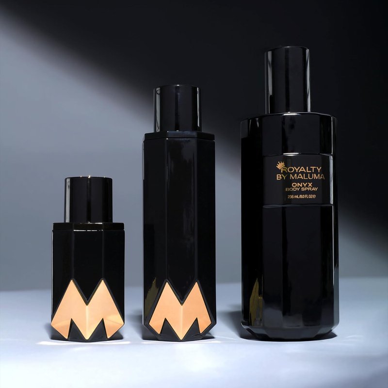 Onyx Body Spray, 8 oz - Luxurious Long-Lasting Perfume for Men - Fougere Amber Wood Fragrance - Cardamon, Pear, Bergamot Top Notes - Ideal Gift for Men
