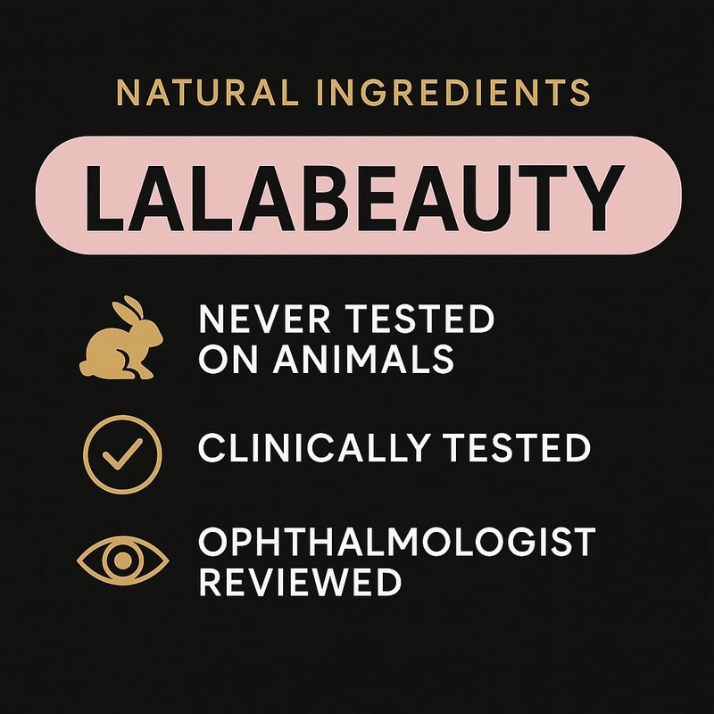 LalaBeautyCo Lash Growth Serum - Longer, Thicker, Fuller Lashes | Peptide & Biotin Formula, Ophthalmologist Tested