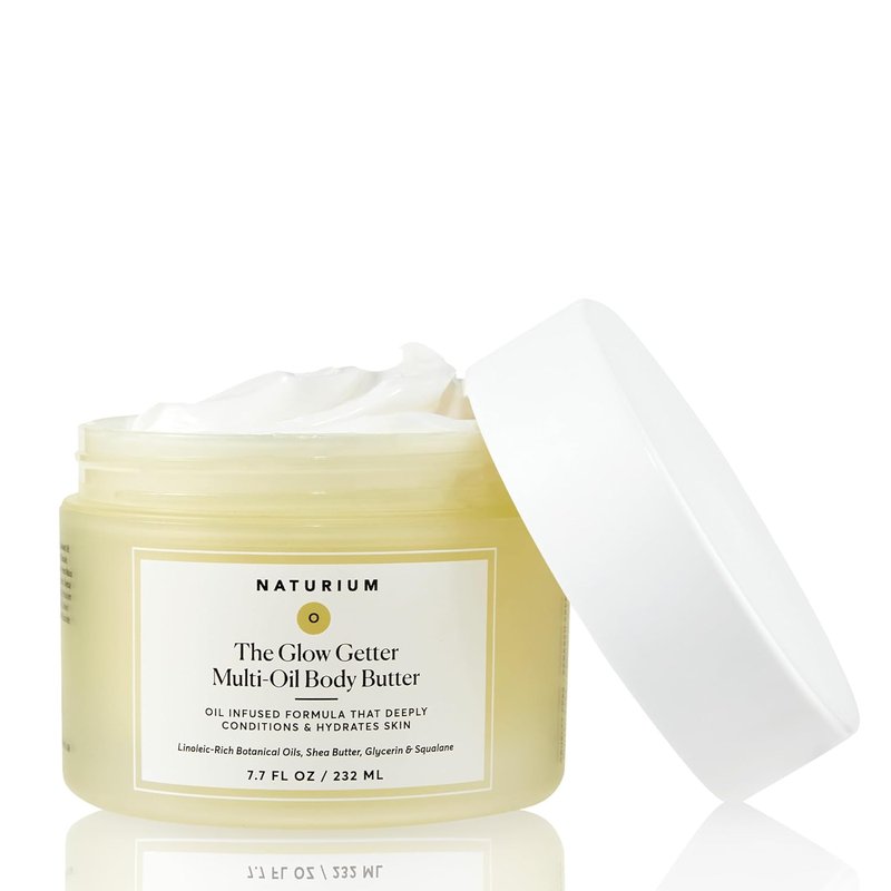 Naturium Whipped Multi-Oil Body Butter - Firming Cream & Moisturizer with Shea Butter, 7.7 fl oz