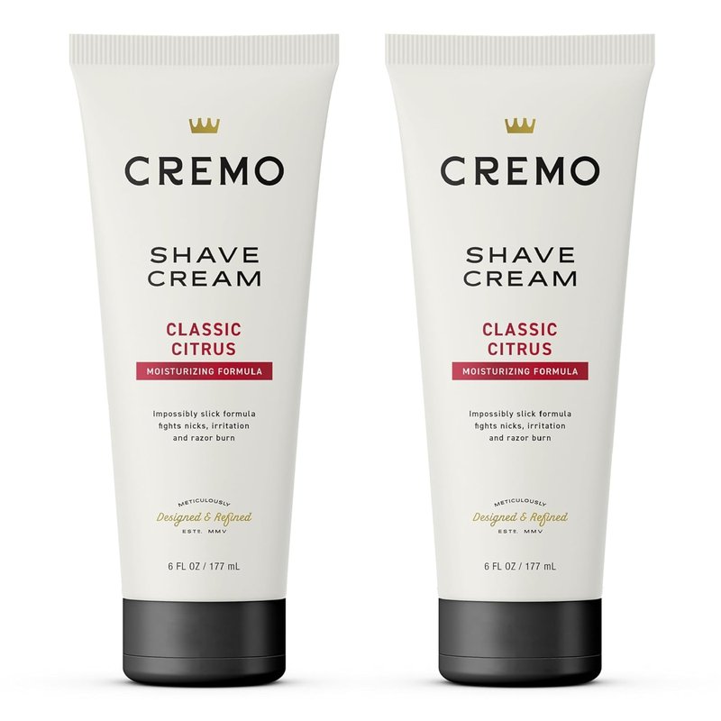 Cremo Shaving Cream for Men - Ultra-Slick Formula to Prevent Nicks & Razor Burn | 6 Fl Oz (2 Pack)