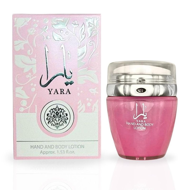 LATTAFA YARA Hand & Body Lotion - Ultra Moisturizing Formula | 45ML (1.53 OZ) for Nourished, Hydrated Skin