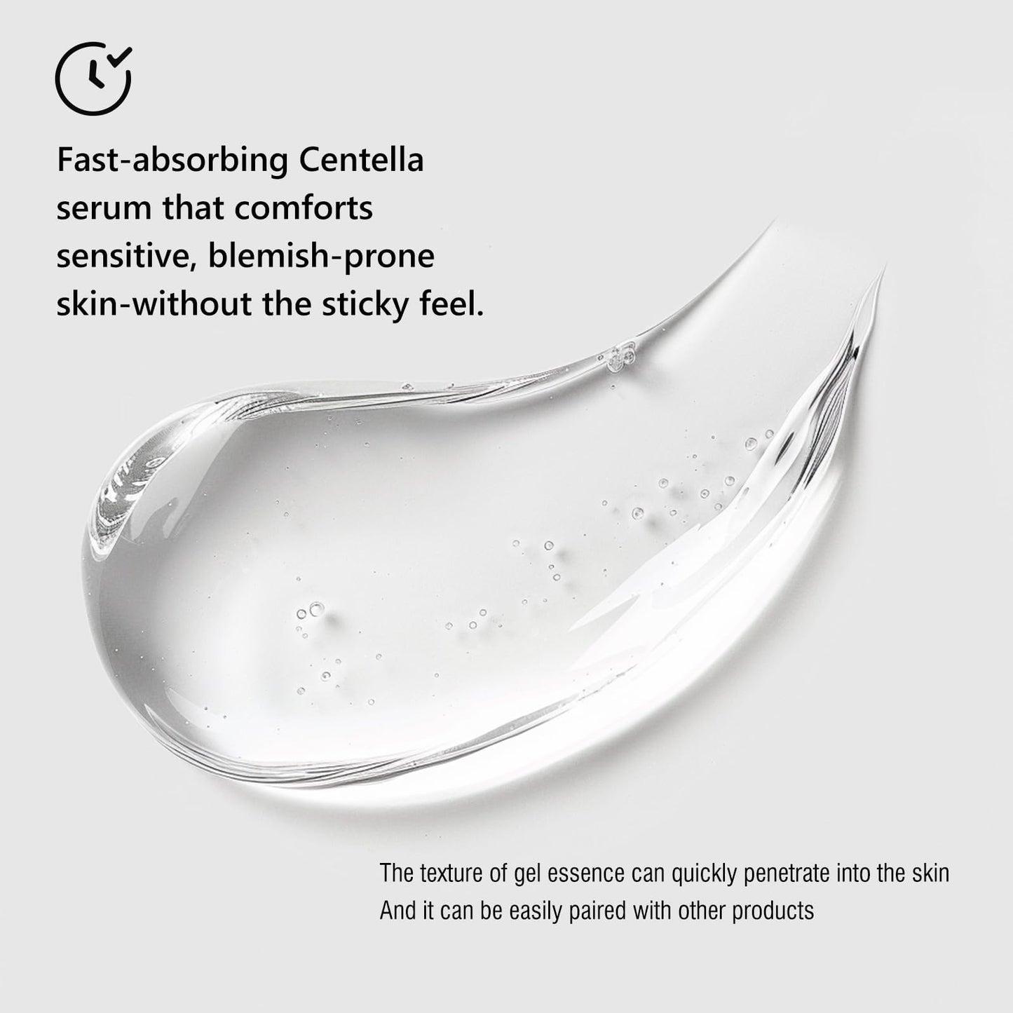 SUMAX Relief Serum - Face Serum with Centella + Hyaluronic Acid, for Sensitive & Blemish-Prone Skin, Soothes the Look of Redness, Supports Skin Barrier, Lightweight Non-Sticky, 2.5 fl oz (75 mL)