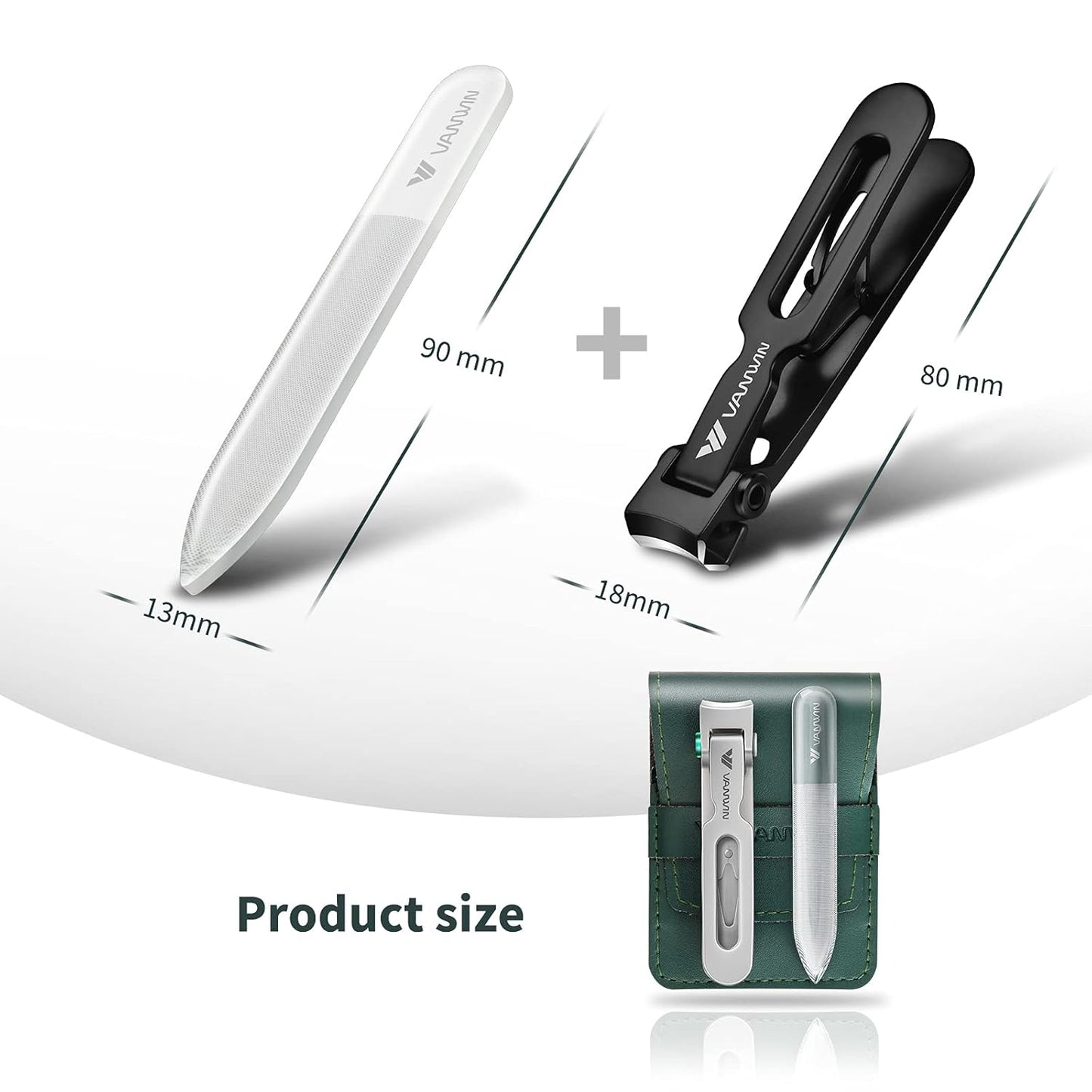Thick Nail Clippers - Oversized 16mm Jaw Opening | Heavy Duty Stainless Steel Toenail Cutter for Seniors