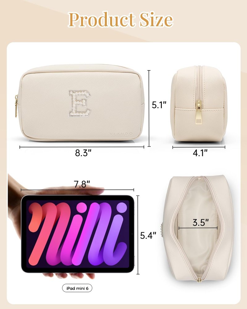 Personalized Bridal Travel Cosmetic Bag - Ideal Bachelorette Party Gift | Stylish Toiletry Organizer for Women
