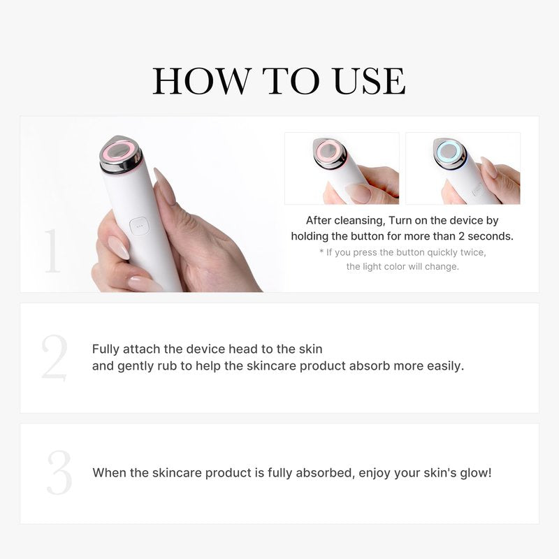 medicube Mini Booster Pro Pink | Affordable At-Home Facial Device for Beginners - Portable Glow Booster for Glass Skin, Boosting Skin Care Absorption, Skincare for Teens, Korean Skin Care