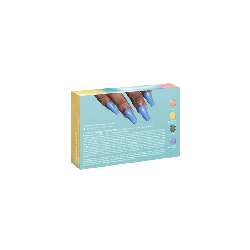 OPI Nail Lacquer 4PC Mini Pack | 4 Crème Summer Shades, Chip Resistant Nail Polish Gift Set | Make 'Em Jelly! Collection | Summer 2025