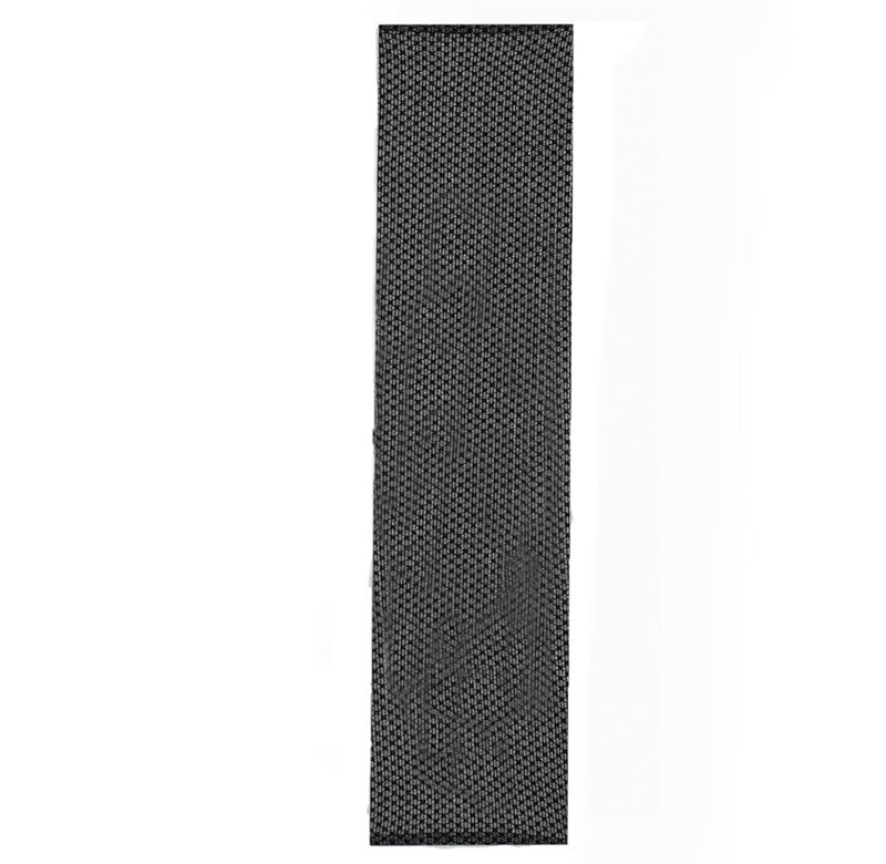 LULUWARM Exfoliating Shower Towel, Quick-Dry Double-Sided Body Scrubber, Oversized 48"x12" Extra Long to Clean Back & All Hard-to-Reach Spots, Gentle for All Skin,Black