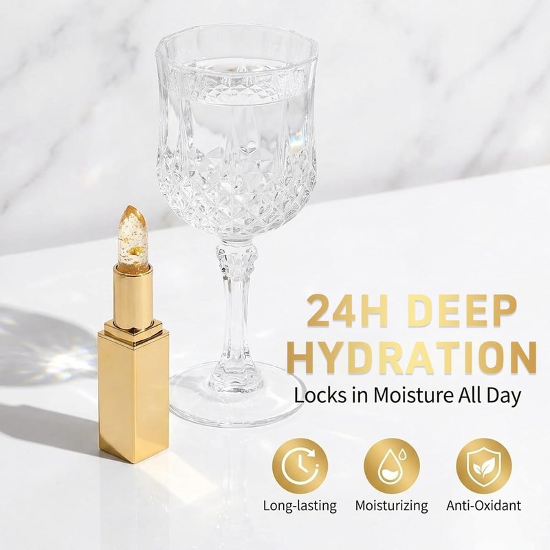Areliaa Lipstick, Areliaa Skin-Adaptive Lipstick, Coellyo True Tone Ph Adjusting for Mature Women, Transferproof Clear Lip Gloss, Long-Lasting Hydration without Stripping(2 Pcs)