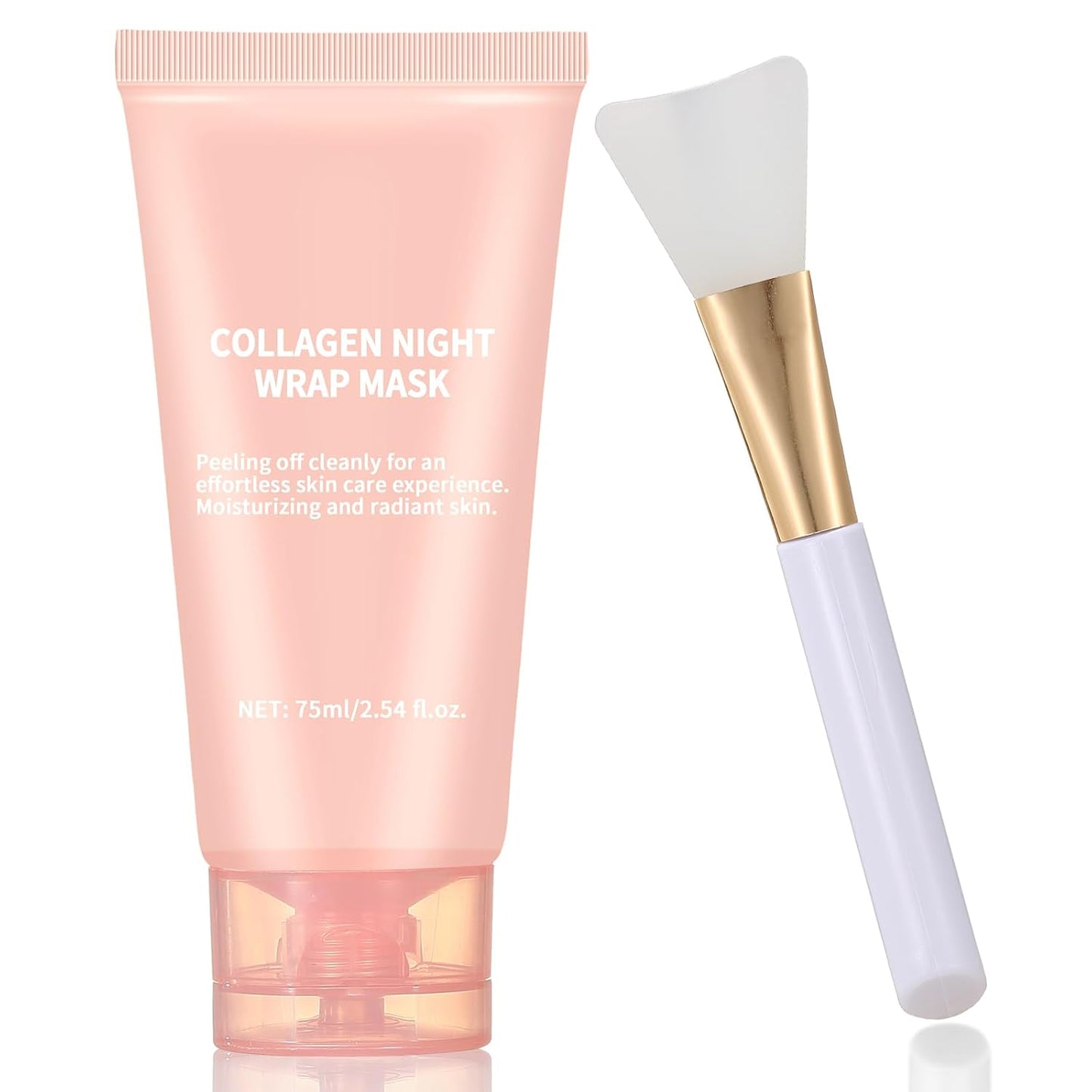 TYTCA Collagen Night Mask | Peel-Off Overnight Hydrating Face Mask - Firming & Glowing Skin, 2.54 fl. oz. with Applicator