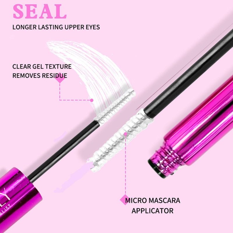 Lash Cluster Glue - Long Lasting Waterproof Bond & Seal for DIY Eyelash Extensions | Strong Hold 2-in-1