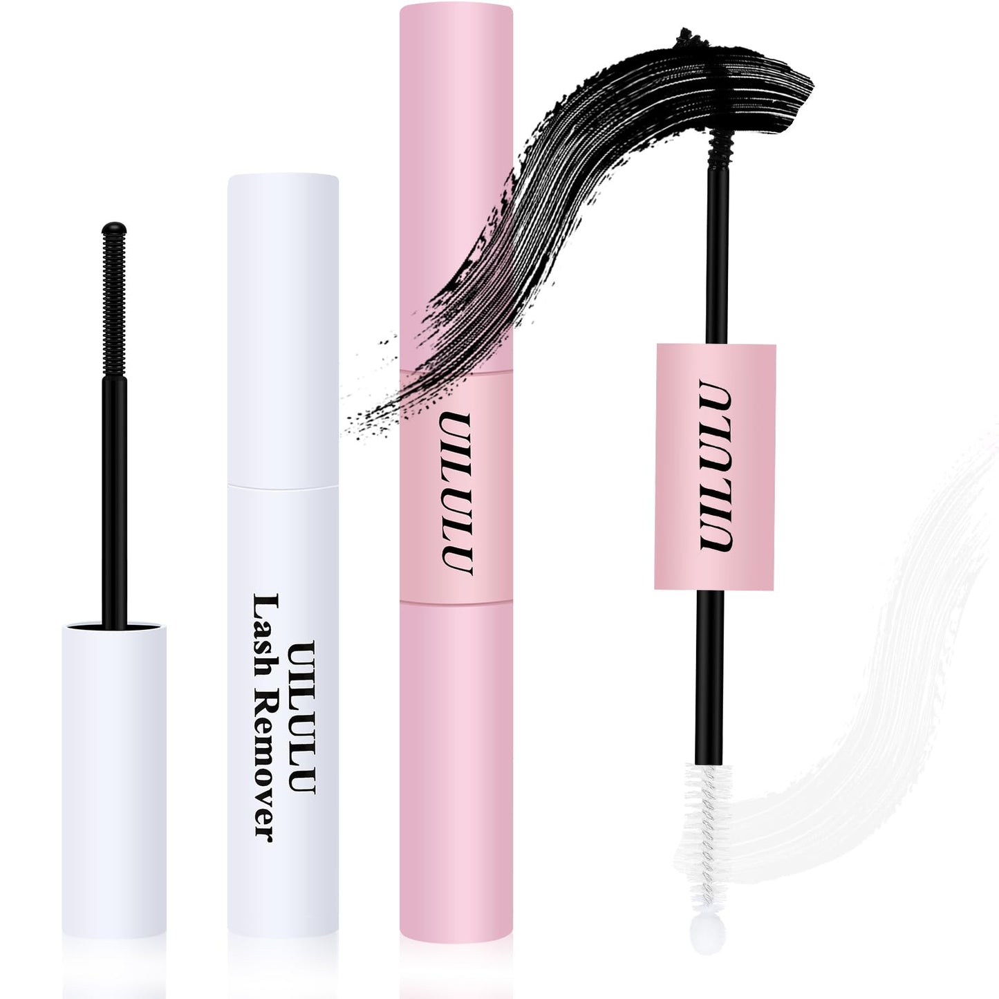 Uilulu Lash Cluster Glue, Lash Bond and Seal With Lash Remover Waterproof Glue for Eyelash Clusters Hold Long-Lasting Eyelash Adhesive (15ml)